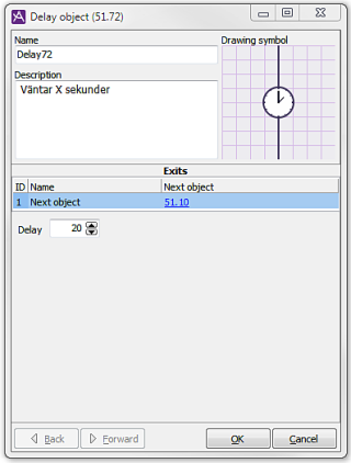 Delay object